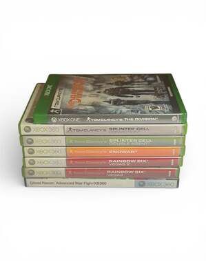Tom Clancys Games Lot of 7 Xbox 360 Xbox One Division Splinter Cell Rainbow Six